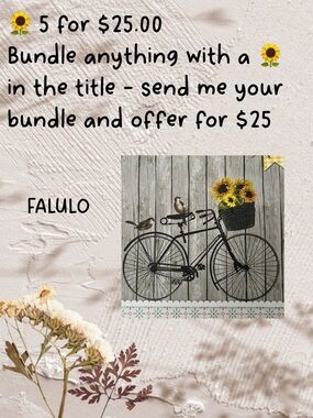 🌻 5/$25 BUNDLE SALE